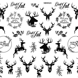 Waterstickers - Jul 2 - Renar / Reindeers