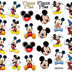 Waterstickers Musse / Mickey