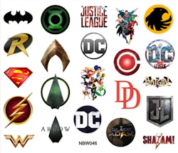 Waterstickers DC Comic Justice League