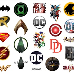 Waterstickers DC Comic Justice League