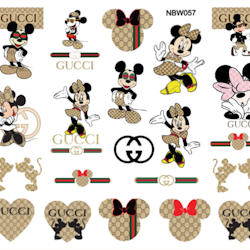 Waterstickers Gucci Mickey & Minnie