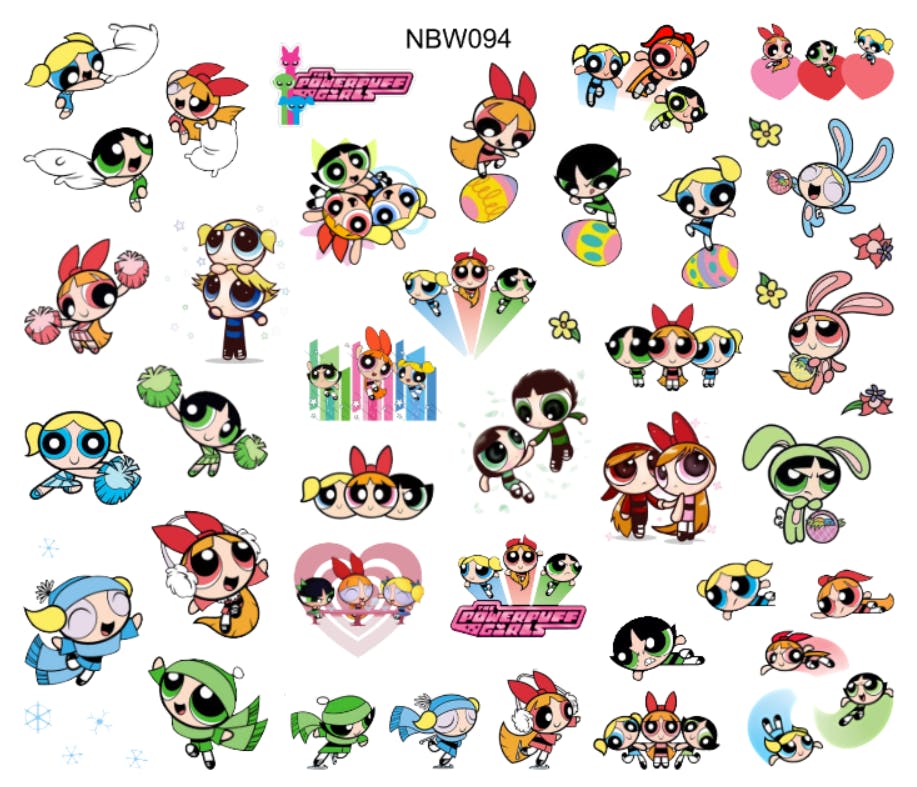 Watersticker Powerpuff Girls 1