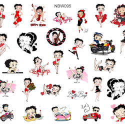 Watersticker Betty Boop