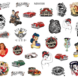 Watersticker Rockabilly