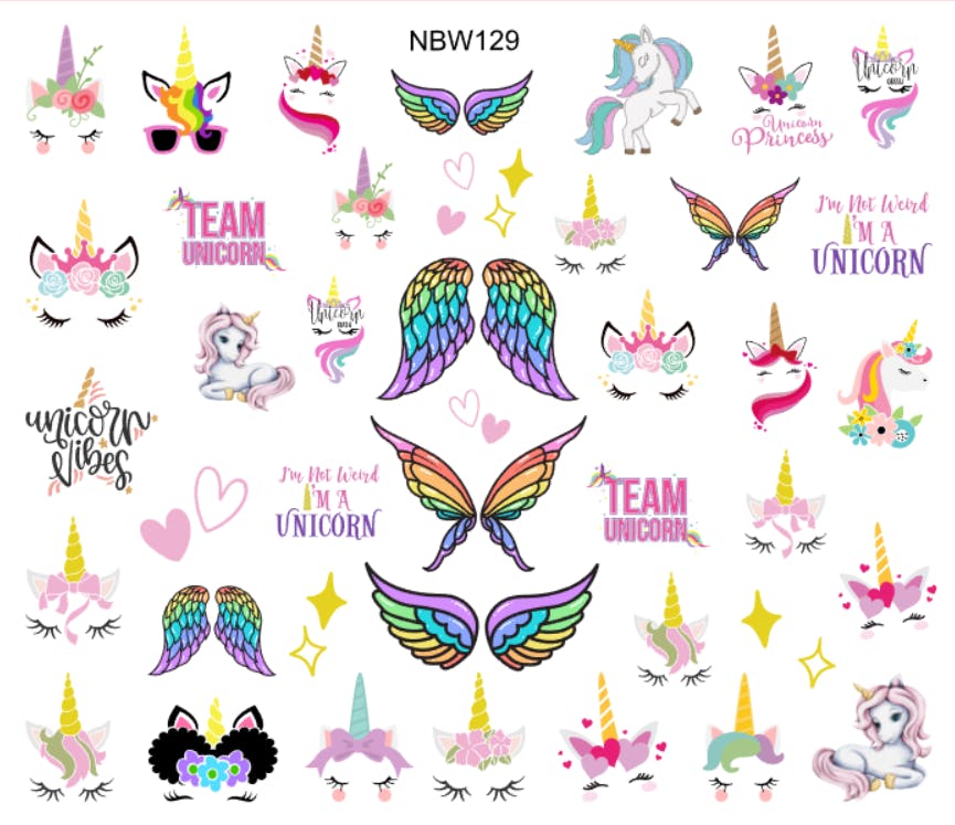 Watersticker Unicorns