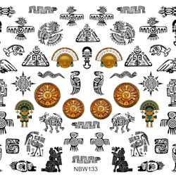 Watersticker Ancient Maya