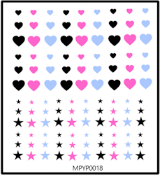 Stickers Hearts & Stars