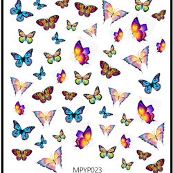 Stickers Butterflies Color