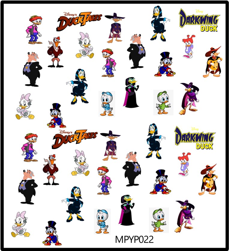 Stickers Ducktales/Darkwing Duck