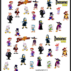 Stickers Ducktales/Darkwing Duck