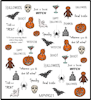 Stickers Spooky Halloween