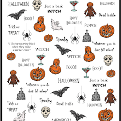 Stickers Spooky Halloween