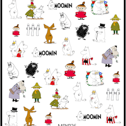 Stickers Moomin / Mumintrollet