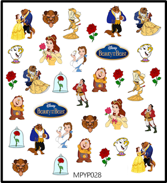 Stickers Skönheten och odjuret