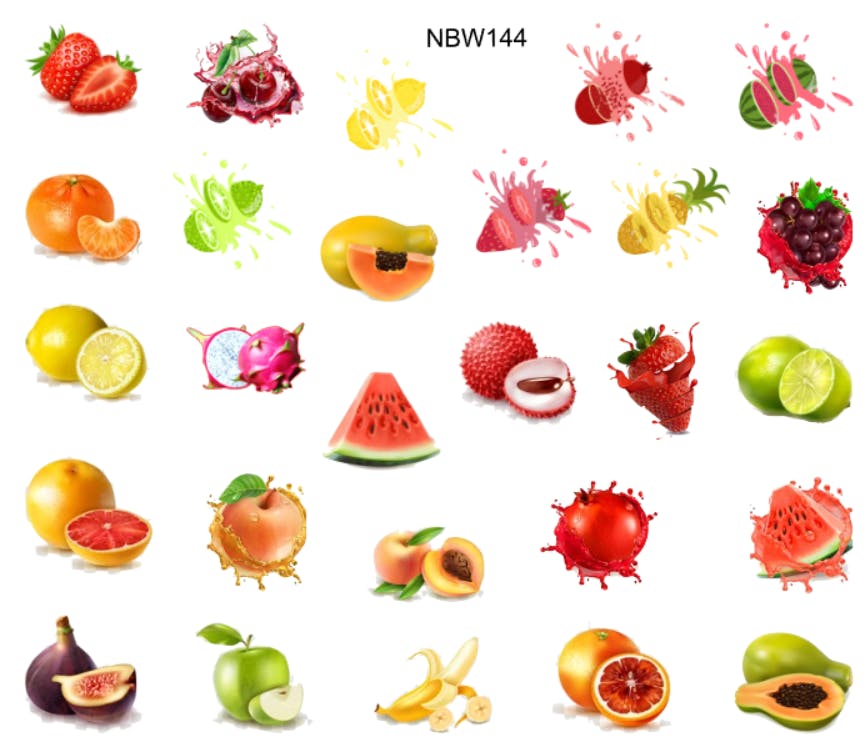 Watersticker Fruits 1