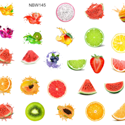 Watersticker Fruits 2