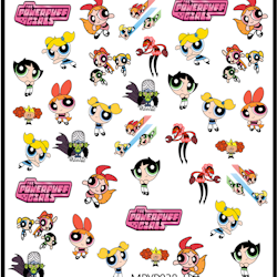 Stickers Powerpuff Pinglorna