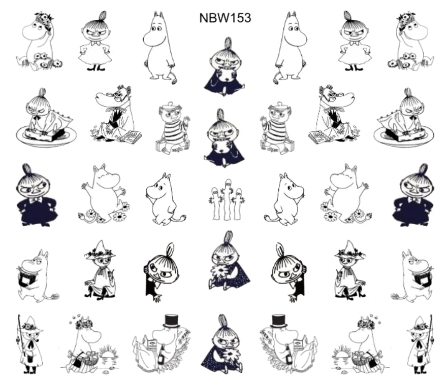 Watersticker Mumin 2