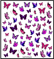 Stickers Butterflies Pink & Purple