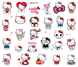 Watersticker Hello Kitty 1