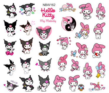 Watersticker Hello Kitty 2 - My Melody