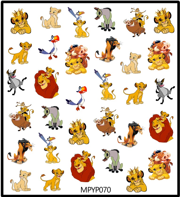 Stickers Lejonkungen