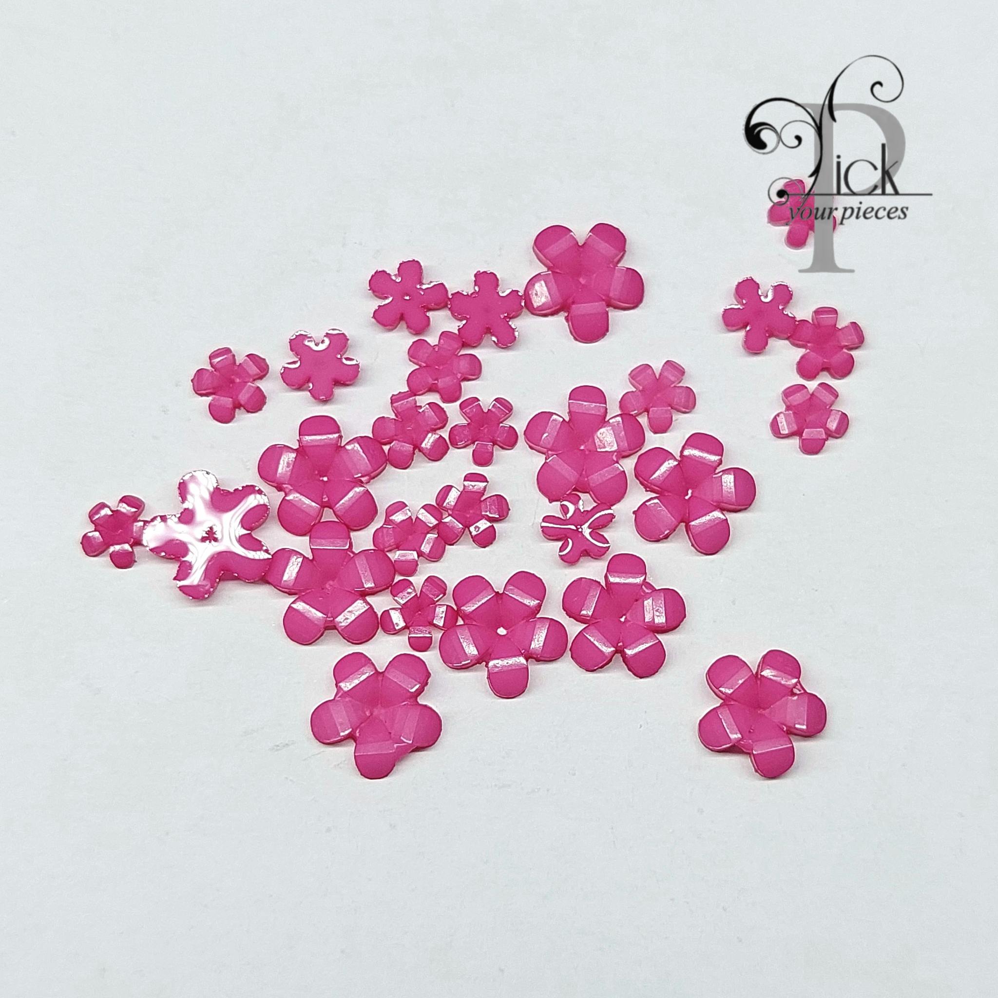 3D Lilly Flower Dark Pink