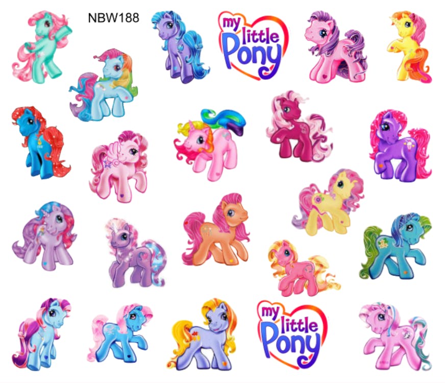 Watersticker My Little Pony 4 - Generation 3