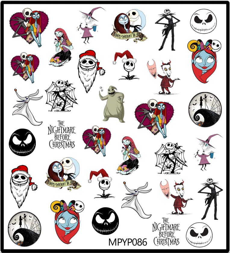 Stickers Nightmare Before Christmas Color