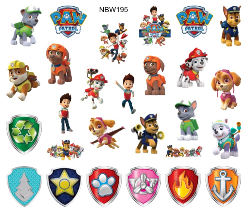 Watersticker Paw Patrol