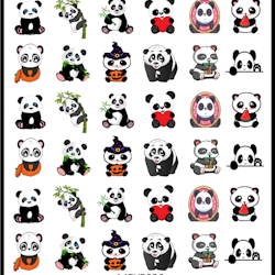 Stickers Panda