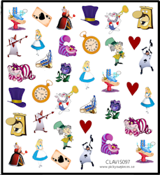 Stickers Alice In Wonderland 2