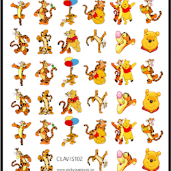 Stickers Tiger Winne The Pooh