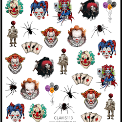 Stickers Scary Joker/Clowns