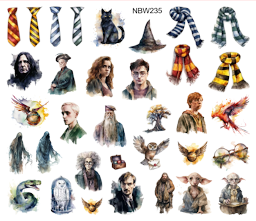Watersticker - Harry Potter 2 Watercolor