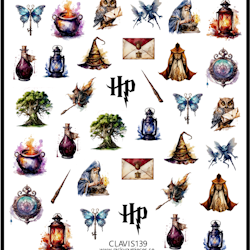Stickers Harry Potter watercolor