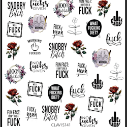 Stickers Fuck You Quotes