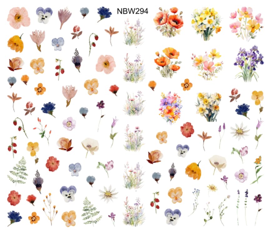 Watersticker - Small Wild Flowers