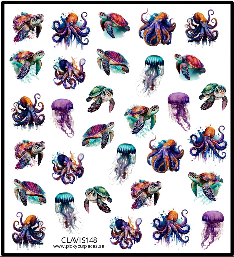 Stickers Sea Creatures