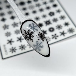 Stickers Snowflake Black