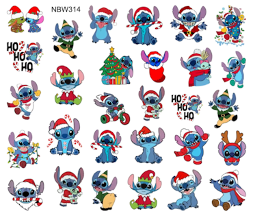 Watersticker - Christmas Stitch