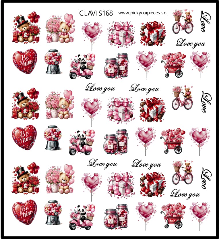 Stickers Love Valentine