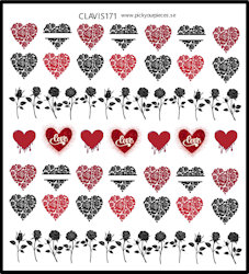 Stickers Hearts & Roses