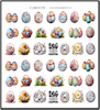 Stickers Easter Eggs