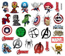 Waterstickers Marvel Avengers