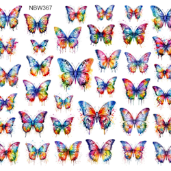Watersticker - Neon Butterflies