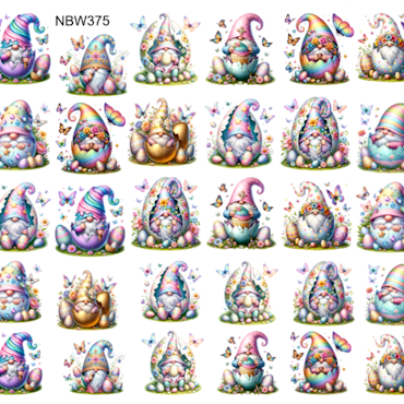 Watersticker - Easter Gnomes