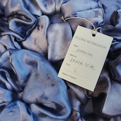Peace Silk Scrunchie size L - Aronia