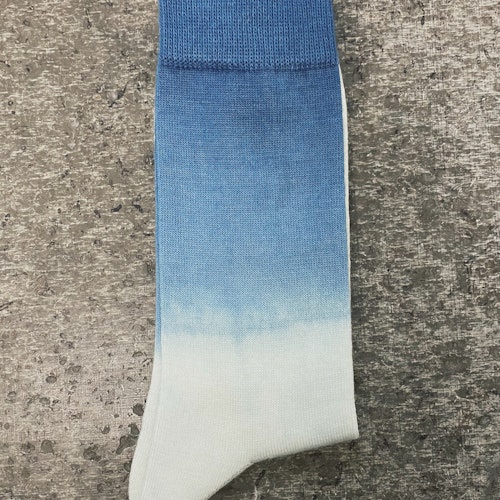Wool sock - Indigo dip dye