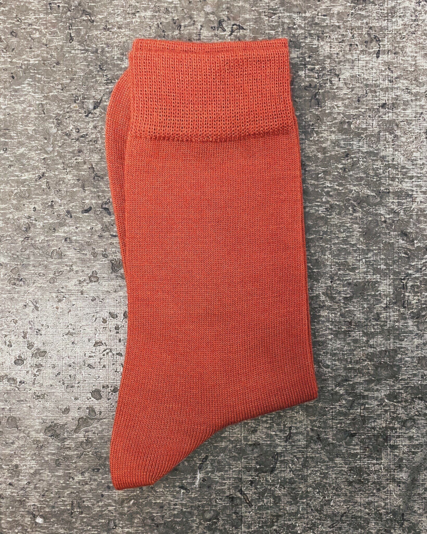 Wool sock - Madder root red